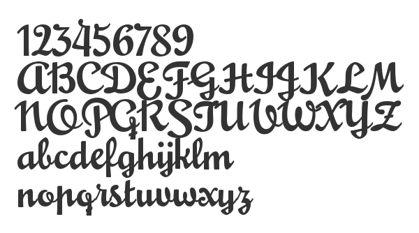 Скачать шрифт MousseScript Regular