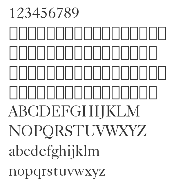 Скачать шрифт Caslon540 BT Roman