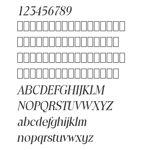 Скачать шрифт Toledo Italic