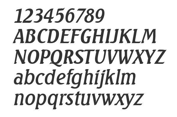 Скачать шрифт Seagull Italic