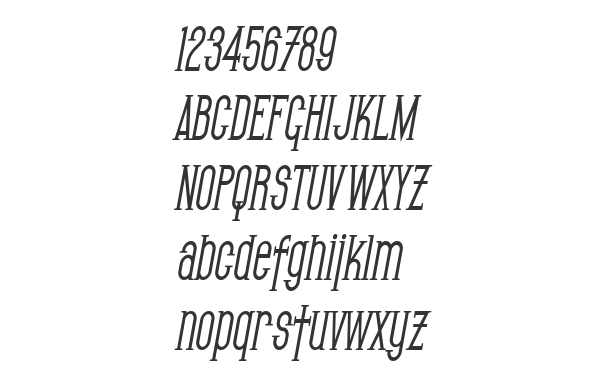 Скачать шрифт SF Gothican Condensed Bold