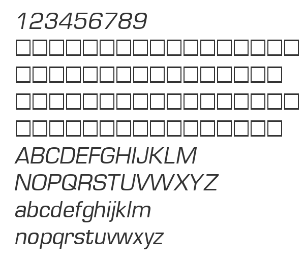 Скачать шрифт Europe Italic