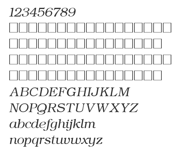 Скачать шрифт ER Bukinist 1251 Italic