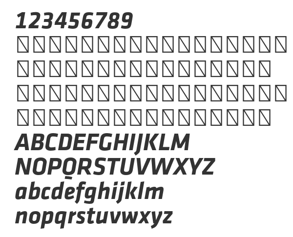 Скачать шрифт Klavika Bold Bold Italic TF