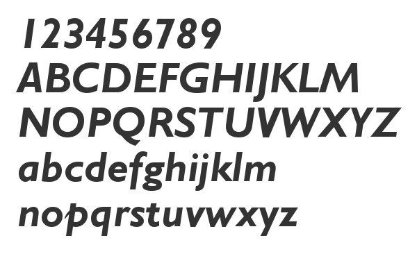 Скачать шрифт Gill Sans MT Bold Italic