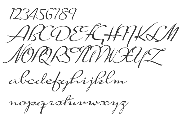 Скачать шрифт Suave Script Regular