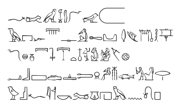 Скачать шрифт PharaohGlyph Regular