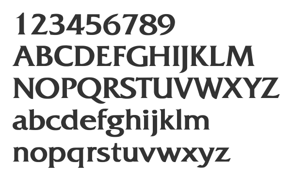 Скачать шрифт FritzQuadrata Bold