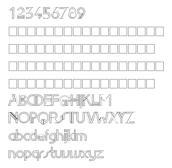 Скачать шрифт EdgeLineOutline Normal