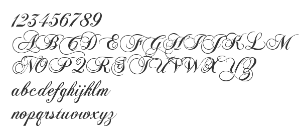 Скачать шрифт ChopinScript Regular