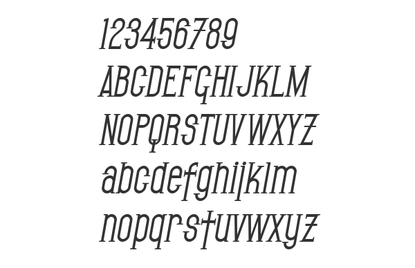 Скачать шрифт SF Gothican Bold Oblique