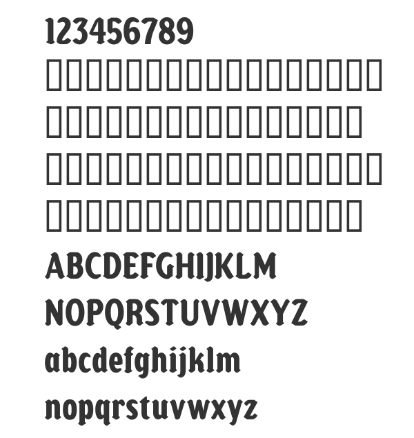 Скачать шрифт Almonda Condensed Regular