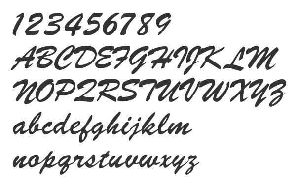 Скачать шрифт Signature Regular