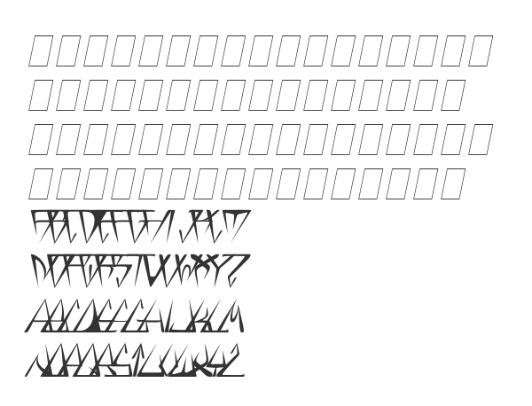 Скачать шрифт GlOrY ThIn ItAlIc