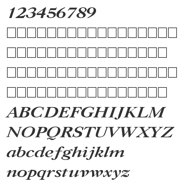 Скачать шрифт CaslonC Bold Italic