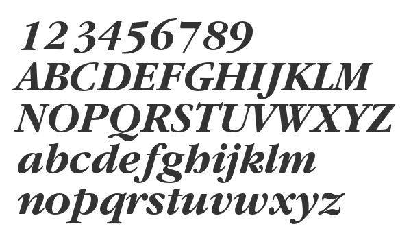 Скачать шрифт GaramondC Bold Italic