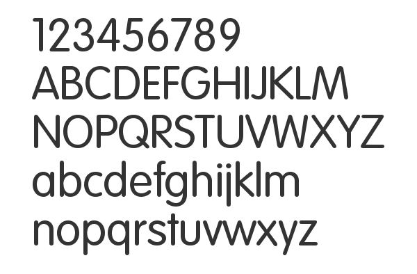 Скачать шрифт VAGRounded Lt Regular