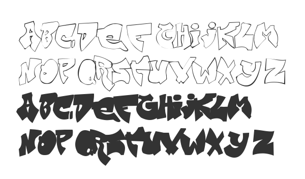 Скачать шрифт Zit Graffiti Regular