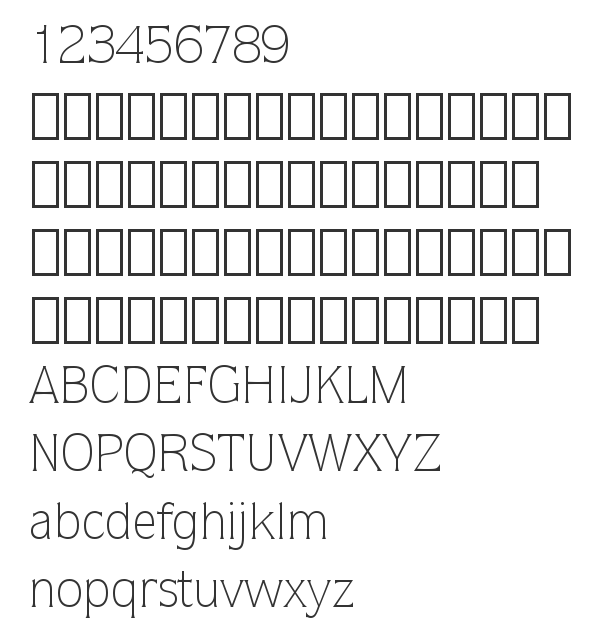 Скачать шрифт Quorum Lt BT Light