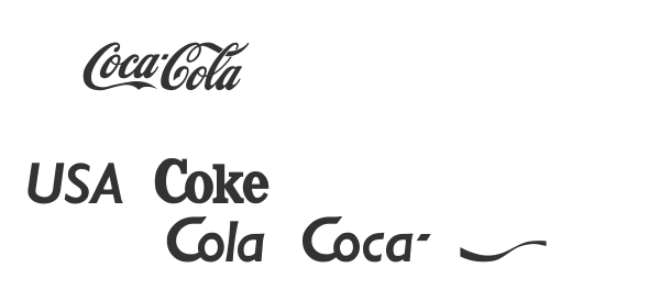 Скачать шрифт CocaCola Regular