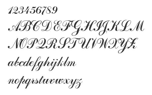Скачать шрифт Bulgarian Kursiv Italic