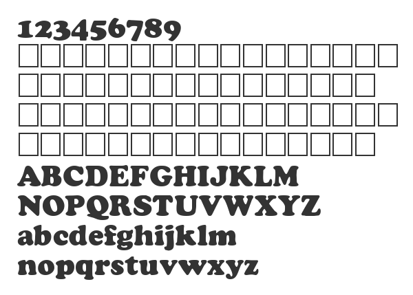 Скачать шрифт CyrillicCooper Normal