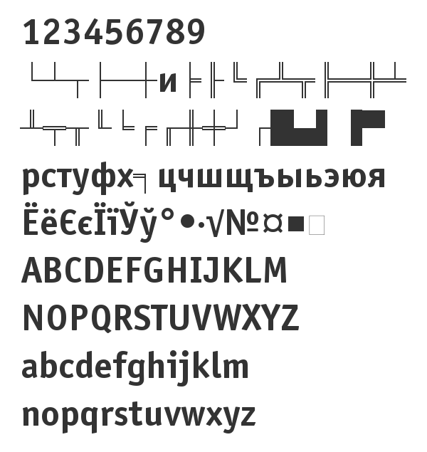 Скачать шрифт OfficinaSansDOSCTT Bold