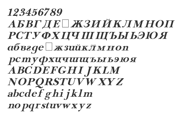 Скачать шрифт NewBaskerville Bold-Italic