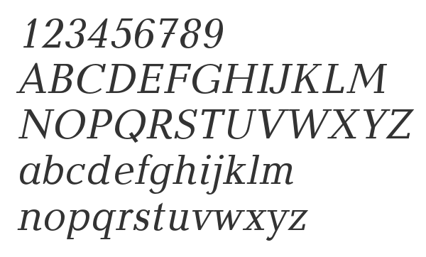 Скачать шрифт BalticaC Italic