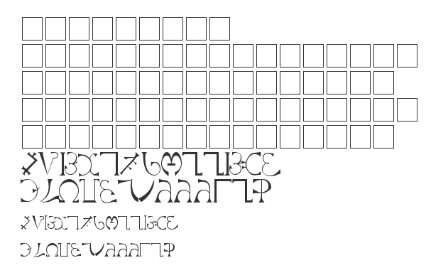 Скачать шрифт Enochian Regular