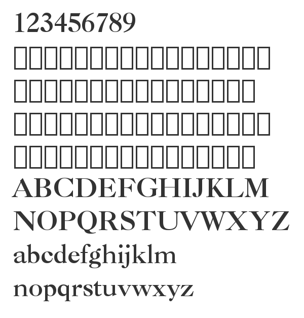 Скачать шрифт Caslon Bd BT Regular