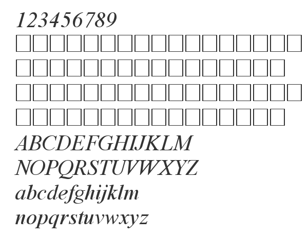 Скачать шрифт Time Roman Italic