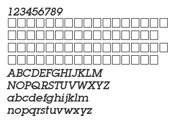 Скачать шрифт Luga Oblique