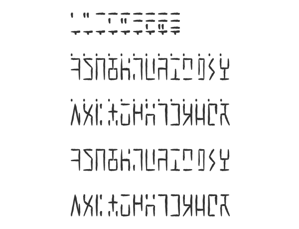 Скачать шрифт Ancient G Written Regular