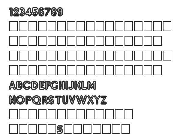 Скачать шрифт Inset9 Extra Bold