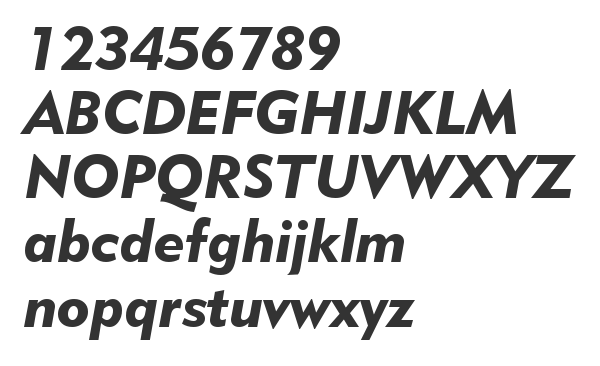 Скачать шрифт Geometr415 Blk BT Black Italic