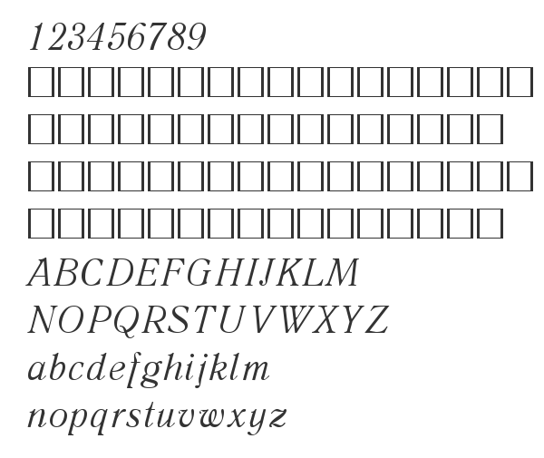 Скачать шрифт Uk_Antique Italic