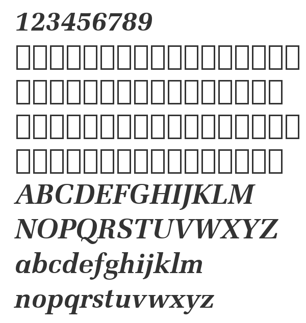 Скачать шрифт ZapfEllipt BT Bold Italic