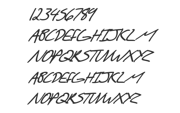 Скачать шрифт SF Scribbled Sans SC Bold Italic