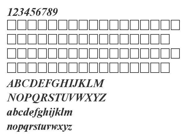 Скачать шрифт TenseC BoldItalic