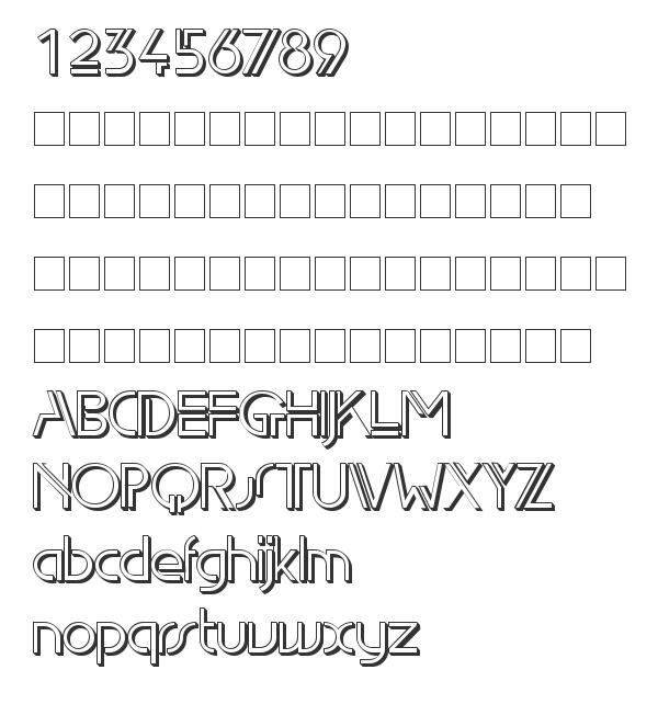 Скачать шрифт EdgeLineShadow Normal