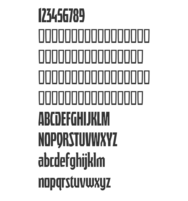 Скачать шрифт Quasix Regular