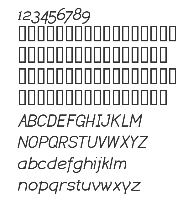 Скачать шрифт Dustismo Italic