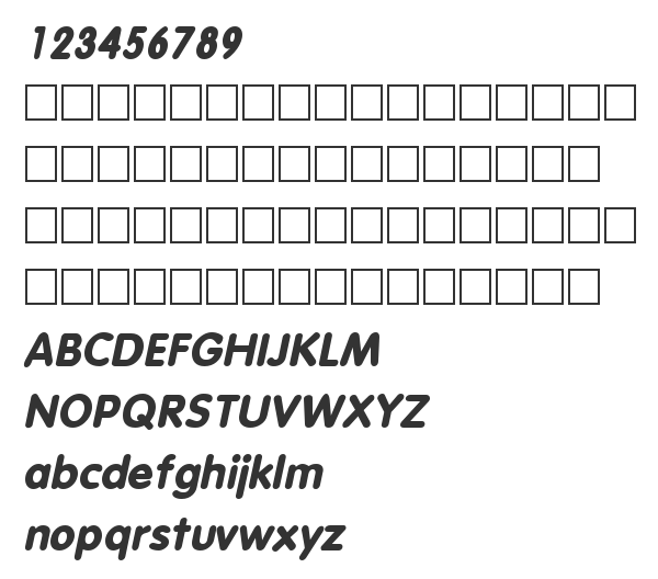 Скачать шрифт Vagabond Bold Italic