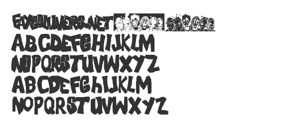 Скачать шрифт FLH-Font Regular