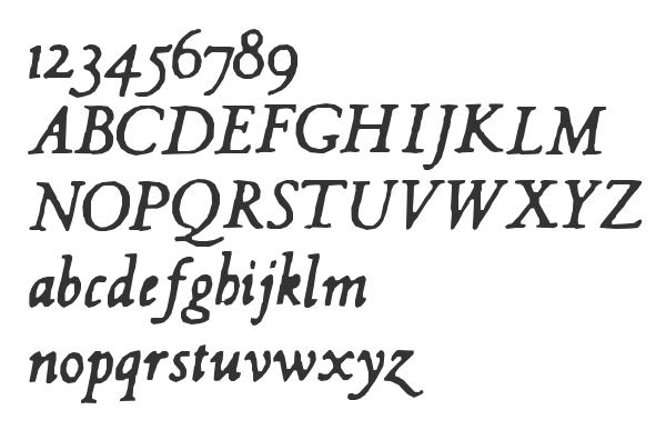 Скачать шрифт Hultog Italic