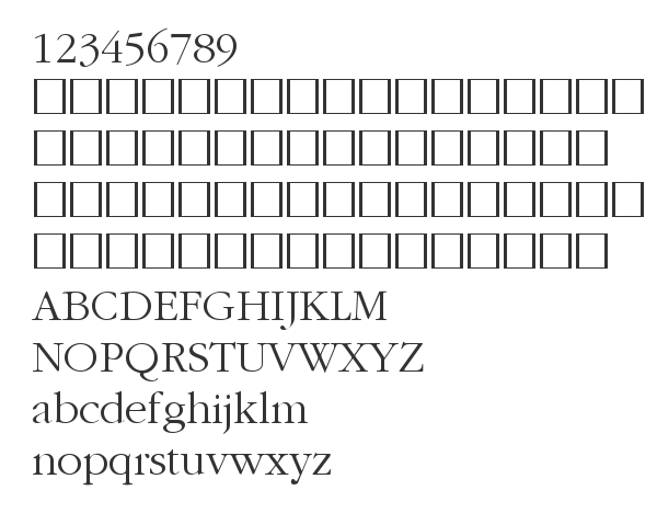 Скачать шрифт CyrillicGaramond Normal