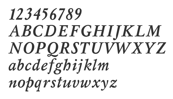 Скачать шрифт MyslC Bold Italic