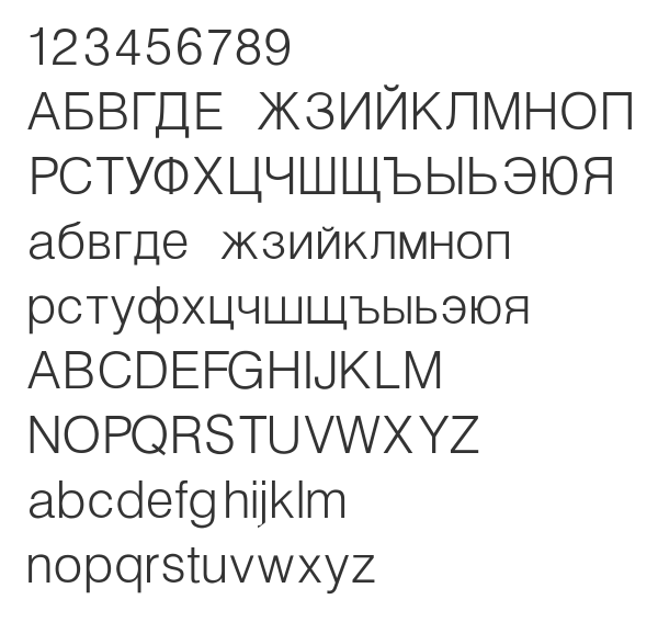 Скачать шрифт Helvetica_Light-Normal Regular