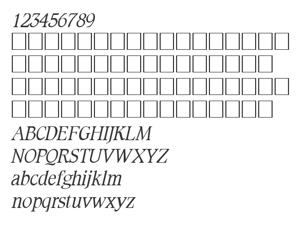 Скачать шрифт Cotlin Italic